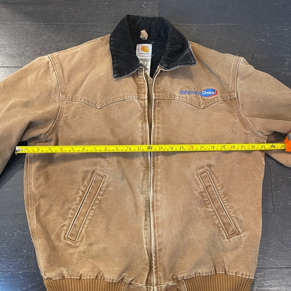 VTG Carhartt Jacket Mens Medium J14 BRN Synovex Choice in brown HTF western coat - Picture 12 of 16
